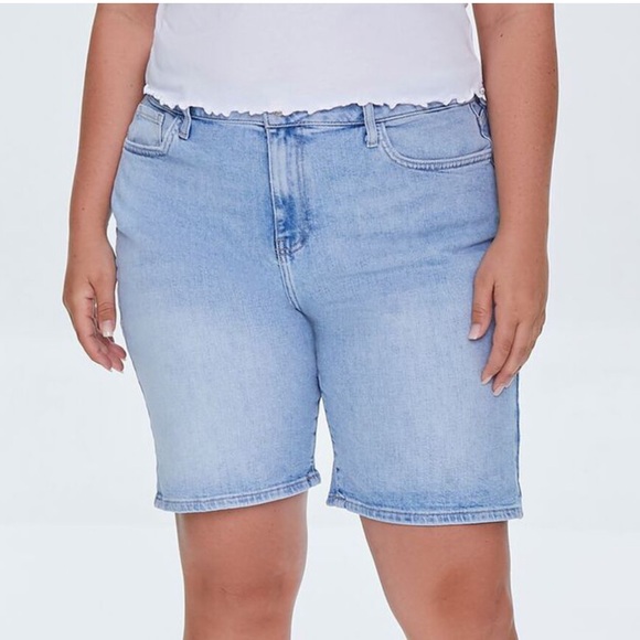 Denim Bermuda Shorts - Picture 3 of 5